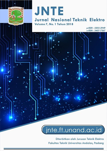Jurnal Nasional Teknik Elektro , Vol 7 no.1, 2018